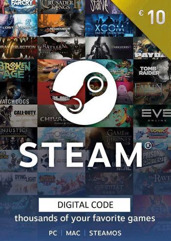Steam Wallet 10€ (Digital Key)