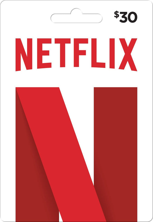 Netflix eGift Card $30 – Digital Code